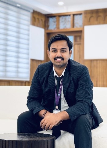 Portrait of Ashish Kumar Shukla, a top-performing student from BCA 2024